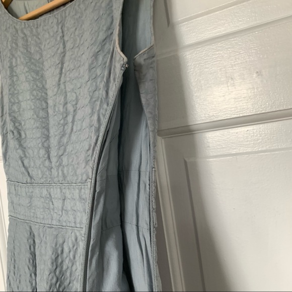 J. Crew A-Line Sleeveless Retro Dress Pockets Gray - Picture 6 of 12